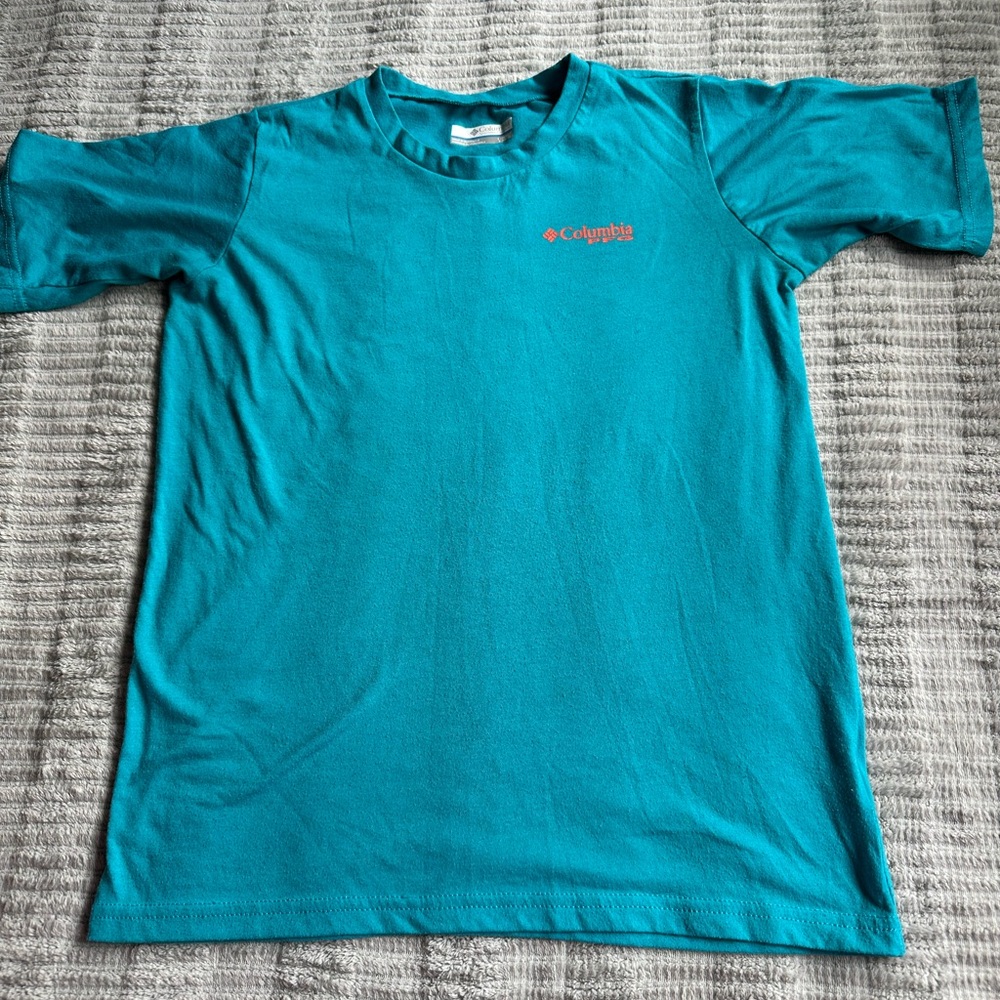 Columbia Kids Teal Short-Sleeve Logo Tee
